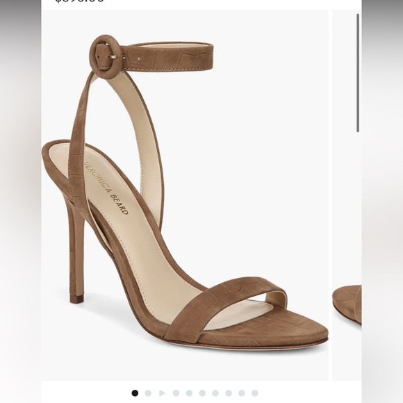 New In Box Veronica Beard Darcelle Ankle Strap Sandal Size 8. - Picture 9 of 12